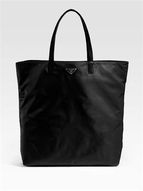 prada tote canvas tote|prada nylon shopper tote.